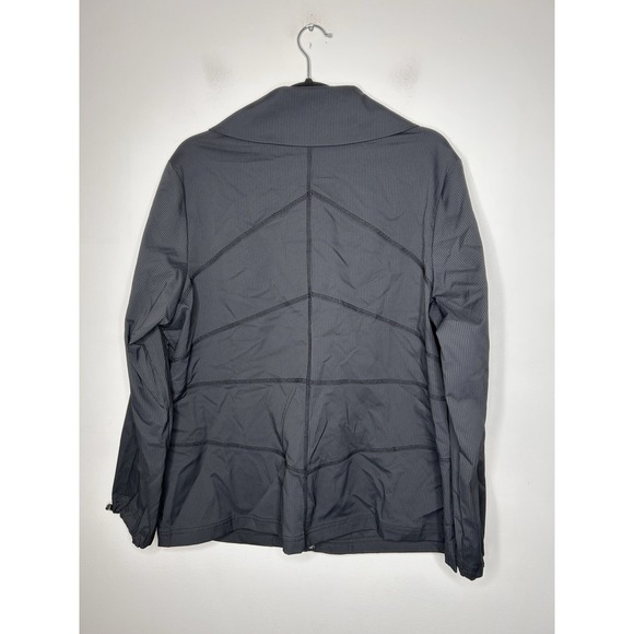 Zenergy Chico's Black Zip Jacket Athleisure Lightweight Long Sleeve Size 3 - Picture 6 of 9